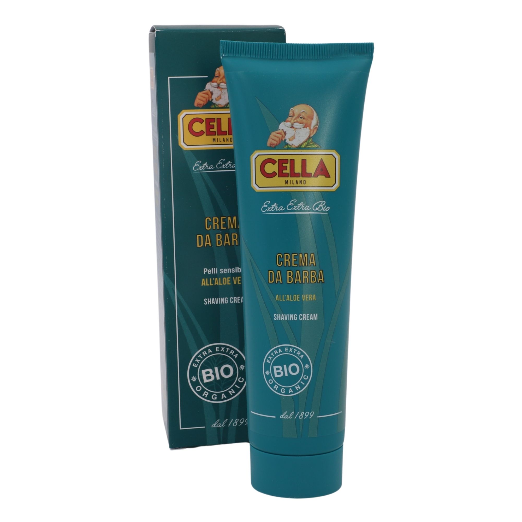 Crème À Raser En Tube À L'aloe Bio